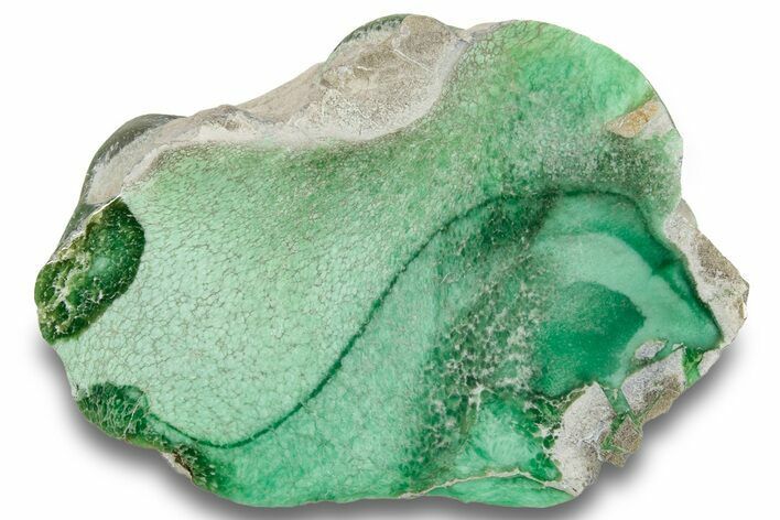 Polished Pastel Green Lucin Variscite ( g) - Utah #256279